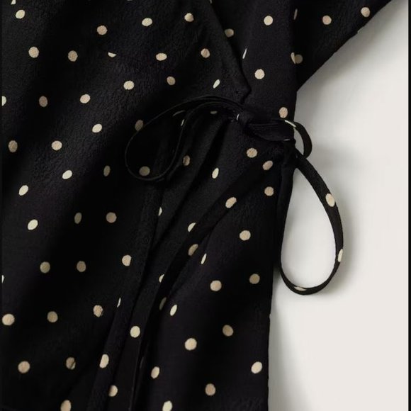 Mango polka-dot wrap blouse - Picture 11 of 13